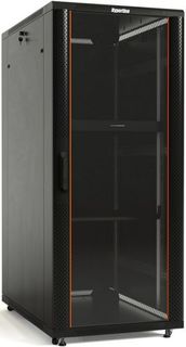 Шкаф напольный 19&quot;, 27U Hyperline TTB-2768-AS-RAL9004
