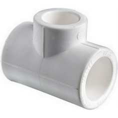 Полипропиленовый равнопроходной тройник MeerPlast