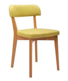 Стул франк карри/натур.бук (r-home) желтый 59x78x48 см.