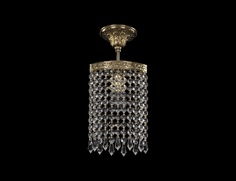 Подвесной светильник bohemia drops (bohemia ivele crystal) золотой 15x26 см.