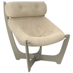 Кресло для отдыха модель 11 бежевое (комфорт) бежевый 76x97x77 см.