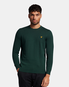 Трикотажный джемпер с круглым вырезом Lyle & Scott