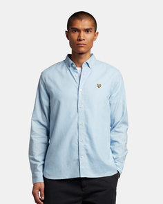 Рубашка из хлопка и льна Lyle & Scott