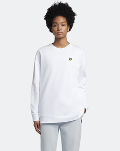 Оверсайз свитшот из хлопка Lyle & Scott