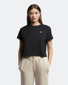 Короткая футболка из хлопка Lyle & Scott