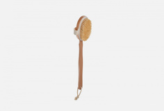 Щётка для сухого массажа из чайного дерева с щетиной кактуса со съемной ручкой 43 см Bradex Cosmetics