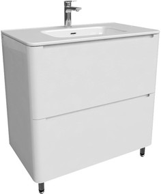 Тумба с раковиной белый глянец 82 см IDDIS Edifice EDI80WFi95K