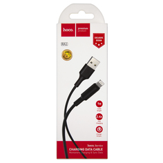 Дата-кабель Hoco RA1, USB - 8 - pin, 2.4A, черный