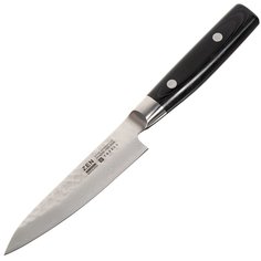 Нож кухонный Yaxell, универсальный, дамасская сталь, 12 см, рукоятка композит, YA35502