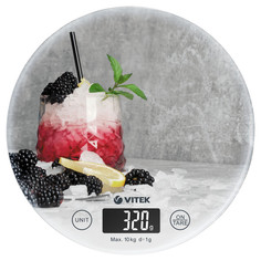 Весы кухонные электронные весы кухонные VITEK Harmony VT-8025 до 10кг стекло