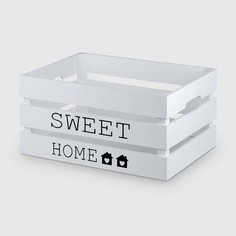 Ящик деревянный ZIHAN Sweet Home L белый