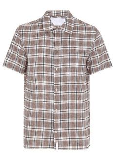 Рубашка Regular Fit льняная Baldessarini