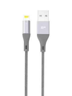 Аксессуар Silicon Power USB - Lightning 1m Grey SP1M0ASYLK30AL1G