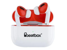 Наушники BeatBox Pods Pro 1 Wireless Charging White-Red