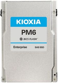 Накопитель SSD 2.5&#039;&#039; Toshiba (KIOXIA) Enterprise KPM61RUG7T68 Kioxia PM6-R 7.68TB, SAS 24Gbit/s, 4150/3700MB/s, IOPS 595K/155K, MTTF 2,5M, 1 DWPD, TLC