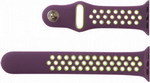 Ремешок для смарт-часов mObility для Apple watch - 42-44 mm, фиолетовый, Дизайн 1 УТ000018908