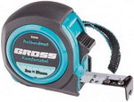 Рулетка Gross 32560 Komfortabel, 3 м х 19 мм, обрезиненный корпус