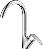 Смеситель для кухни Aquanet Practic AF100-41С хром