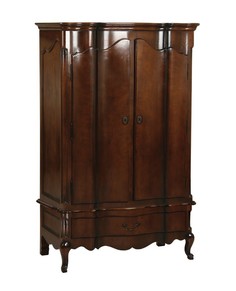 Шкаф платяной вандом (инлавка) коричневый 131x205x67 см.