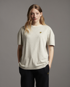Футболка с геометрическим принтом Lyle & Scott