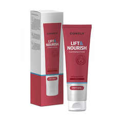 Пенка для умывания укрепляющая с пептидами CONSLY Peptides Cleansing Foam “Lift&Nourish”, 120мл