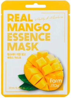 Тканевая маска для лица с экстрактом манго FarmStay Real Mango Essence Mask, 23ml