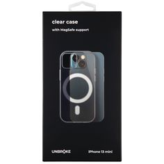 Чехол накладка UNBROKE clear case MagSafe support для iPhone 13 mini