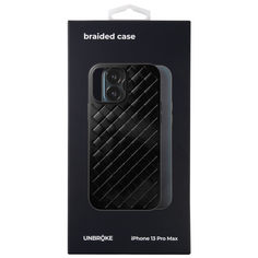 Чехол накладка UNBROKE braided case для iPhone 13 Pro Max, черная