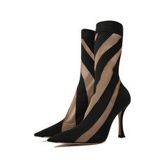 Текстильные ботильоны Sock Jimmy Choo / Mugler Jimmy Choo