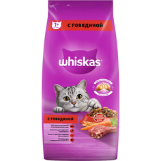 Корм для кошек Whiskas Подушечки с паштетом с говядиной 5 кг