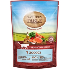Корм для кошек Natures Tablе c лососем 650 г Nature's Table