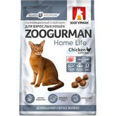 Корм для кошек Зоогурман Home Life Курица 350 г