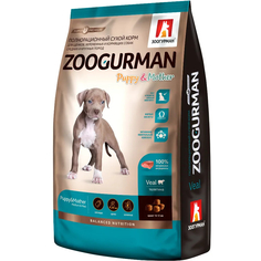 Корм для щенков, беременных и кормящих собак Зоогурман для средних и крупных пород с телятиной 3 кг