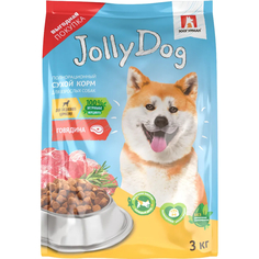 Корм для собак Зоогурман Jolly dog с говядиной 3 кг