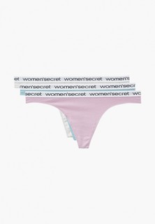 Трусы 3 шт. womensecret Women'secret THONG