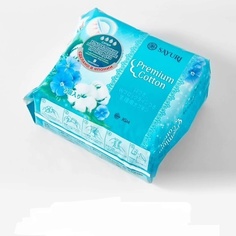 Гигиенические прокладки Premium Cotton супер Sayuri