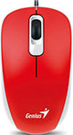 Мышь проводная Genius DX-110, красный