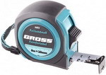 Рулетка Gross 32563 Komfortabel, 8 м х 25 мм, обрезиненный корпус