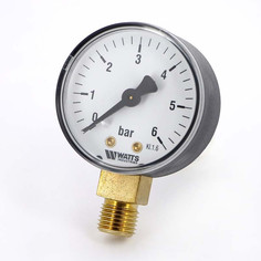 Манометр радиальный 1/4" х 50/6 Bar Watts F+R200 10007378