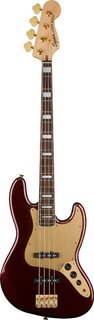 FENDER SQUIER 40th Anniversary Jazz Bass LRL Ruby Red Metallic