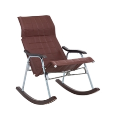 Кресло-качалка складная белтех (комфорт) коричневый 57x92x92 см.
