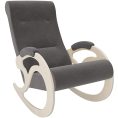 Кресло-качалка модель 5 (комфорт) серый 59x89x105 см.