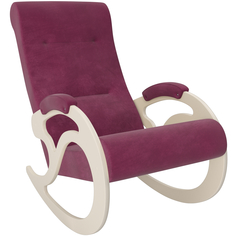 Кресло-качалка модель 5 (комфорт) розовый 59x89x105 см.