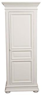 Шкаф платяной однодверный нордик (инлавка) белый 78x190x60 см.