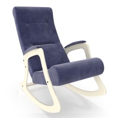 Кресло-качалка модель 2 (комфорт) синий 58x107x90 см.