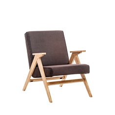 Кресло для отдыха вест (комфорт) коричневый 64x80x80 см.
