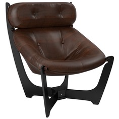 Кресло для отдыха модель 11 (комфорт) коричневый 76x97x77 см.