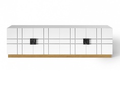 Комод mantone (ambicioni) белый 220.0x62.5x40.0 см.