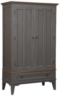 Шкаф платяной директория (инлавка) серый 125x210x64 см.