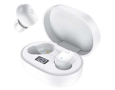 Наушники Borofone с микрофоном (TWS) BW06 Manner, белые (80477)